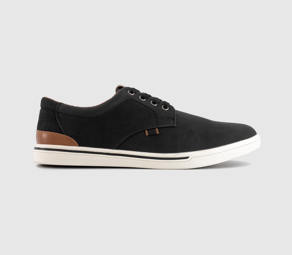 OFFICECasey Perforated Lace Up ShoesBlack