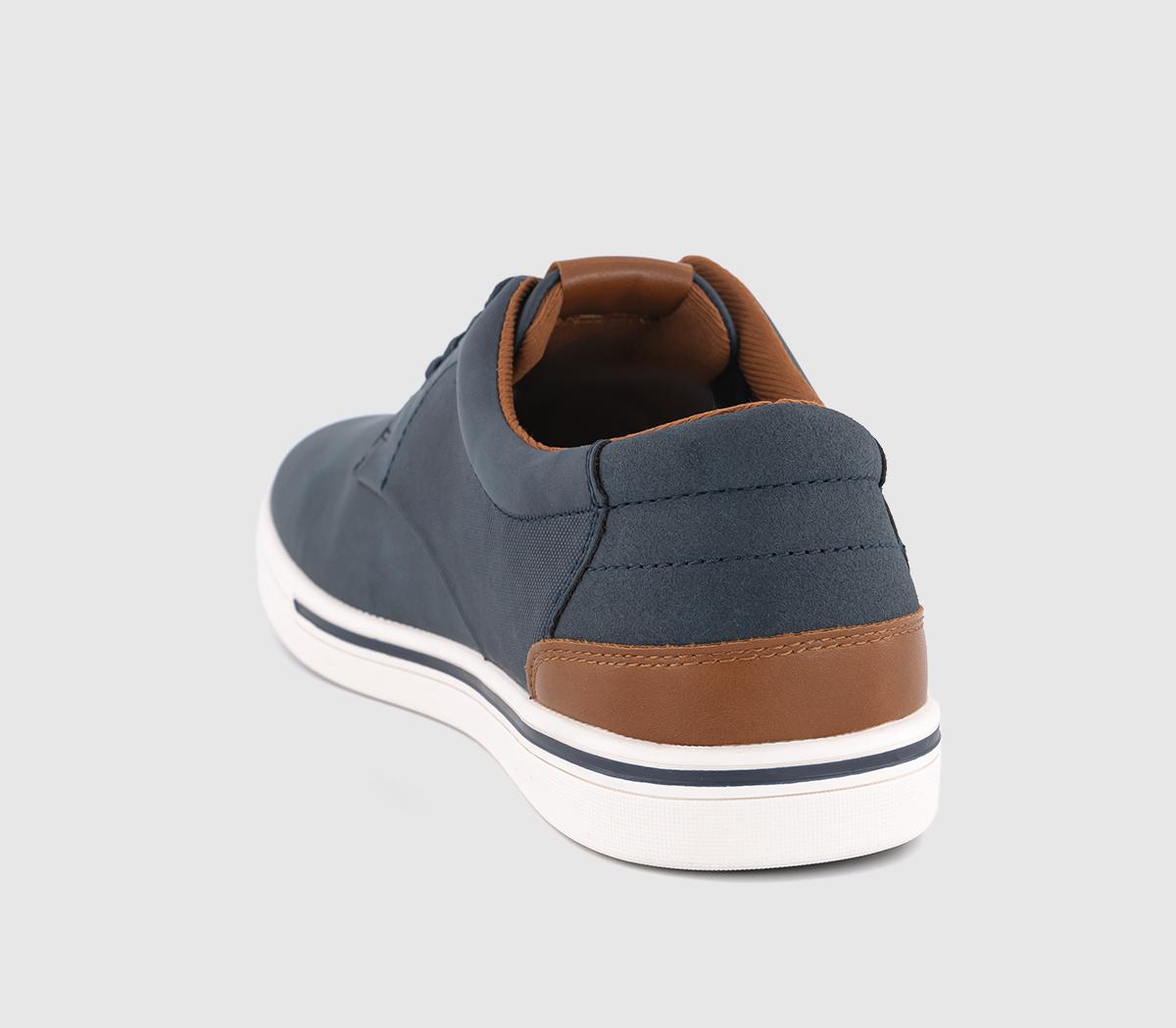 OFFICECasey Perforated Lace Up ShoesNavy