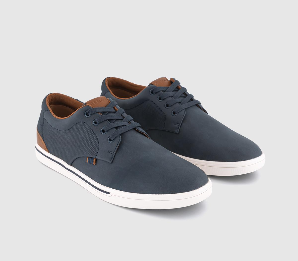 OFFICECasey Perforated Lace Up ShoesNavy
