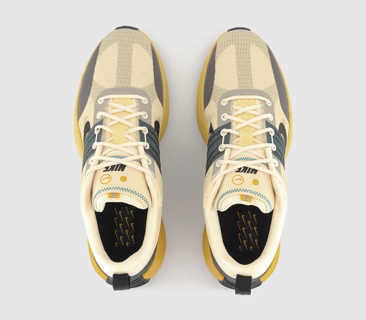 NikeLunar Roam TrainersAlabaster  Black Lemon Drop Green Abyss