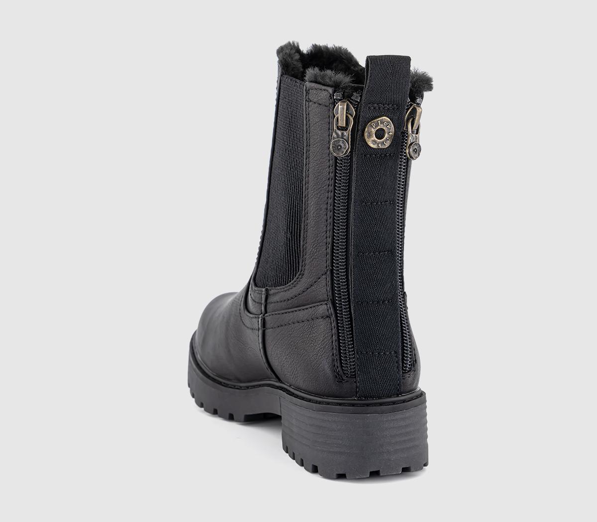 Blowfish MalibuRoben Shearling Chelsea BootsBlack Local Sheriff