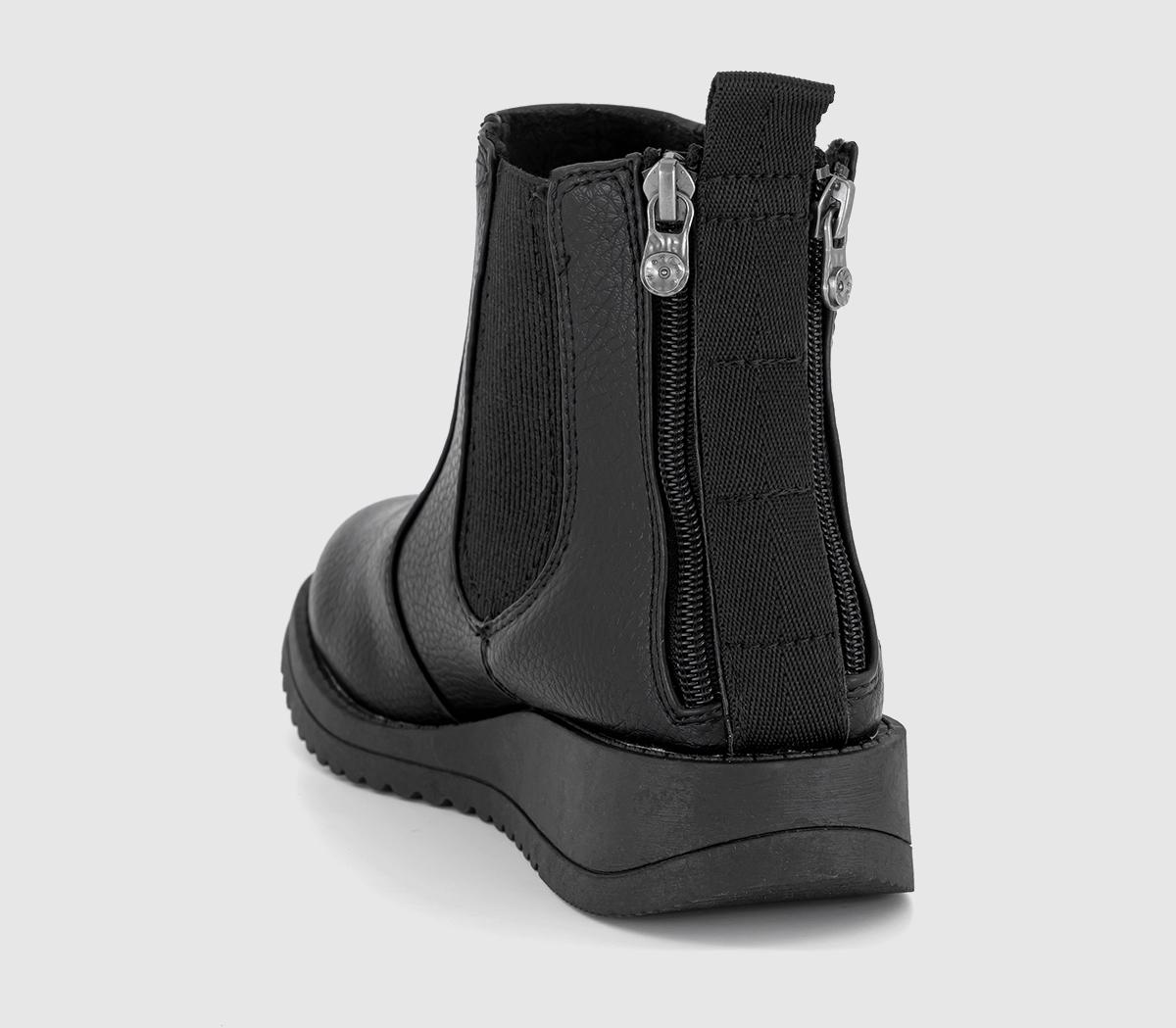 Blowfish Malibu Calo Chelsea Boots Black - Women's Ankle Boots