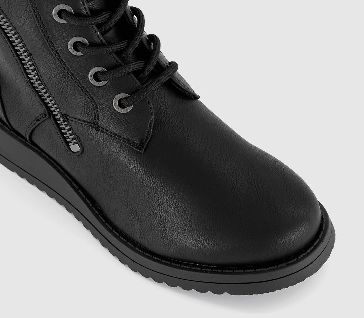 Blowfish MalibuCode Lace Up BootsBlack Local Sheriff