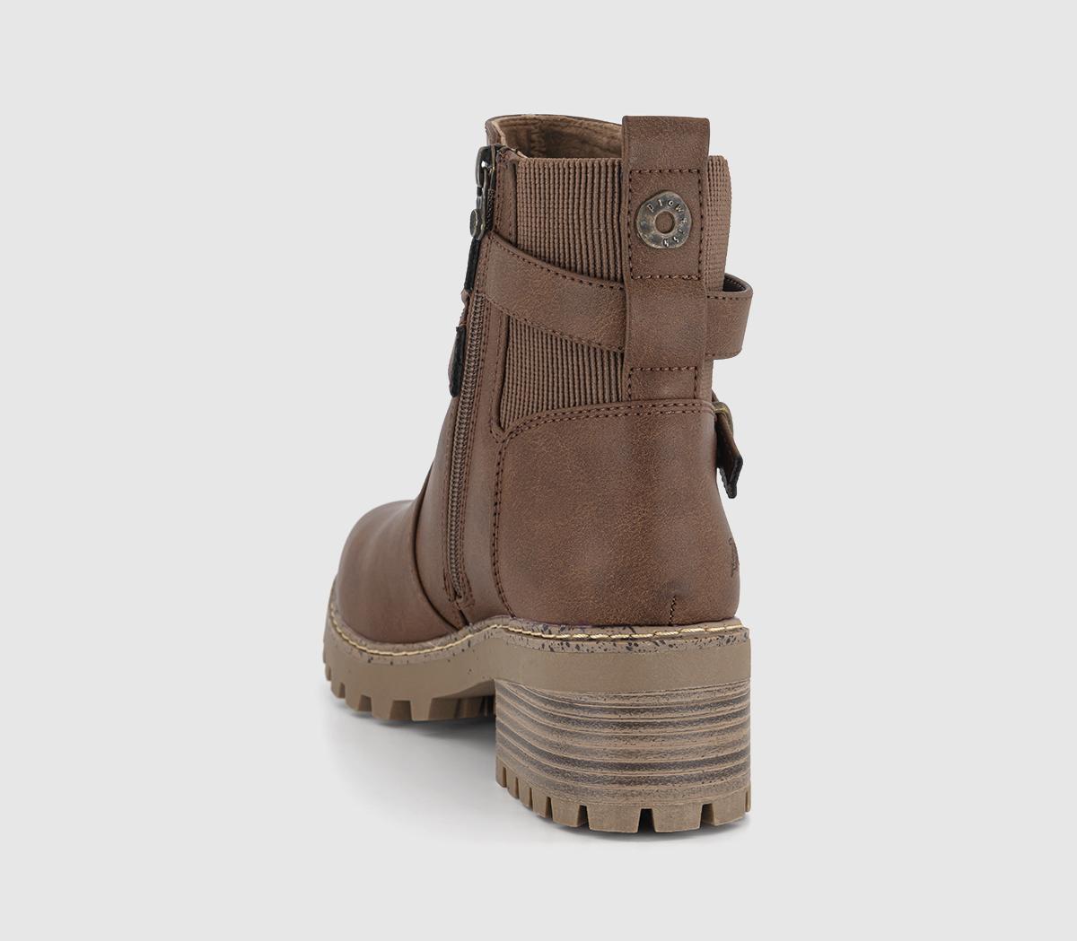 Blowfish MalibuLifted Buckle Boots Blowfish MalibuLifted Buckle BootsRust Redwood