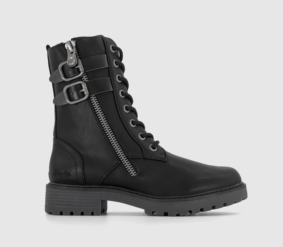 Rissi Buckle Boots Black Local Sheriff