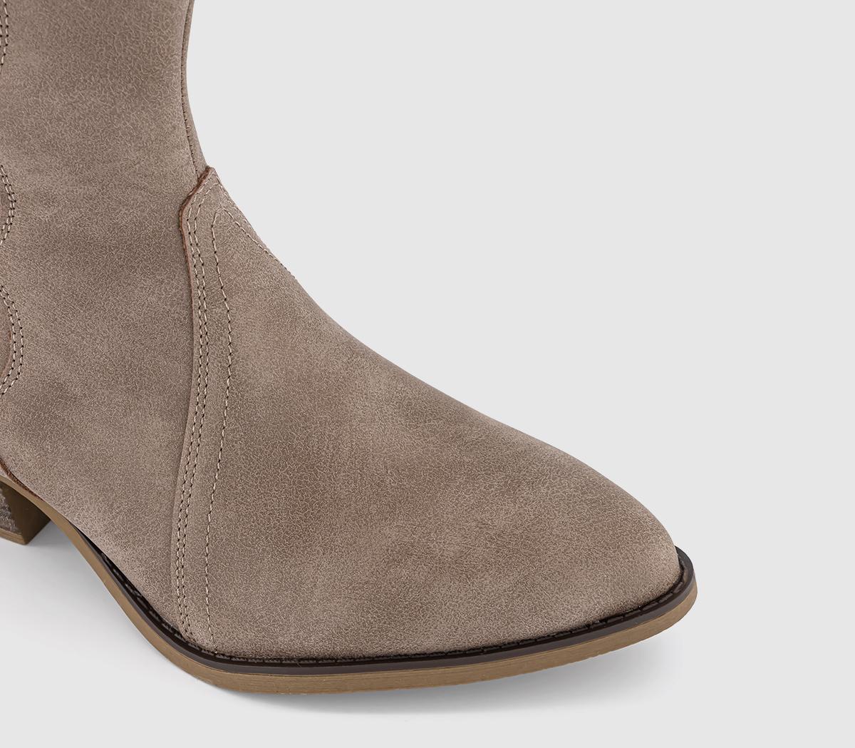 Blowfish MalibuSpangle Western BootsTaupe Vegan 