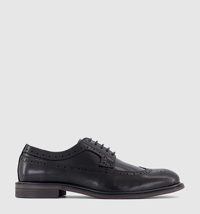 OFFICE Mackay Longwing Brogues Black Leather