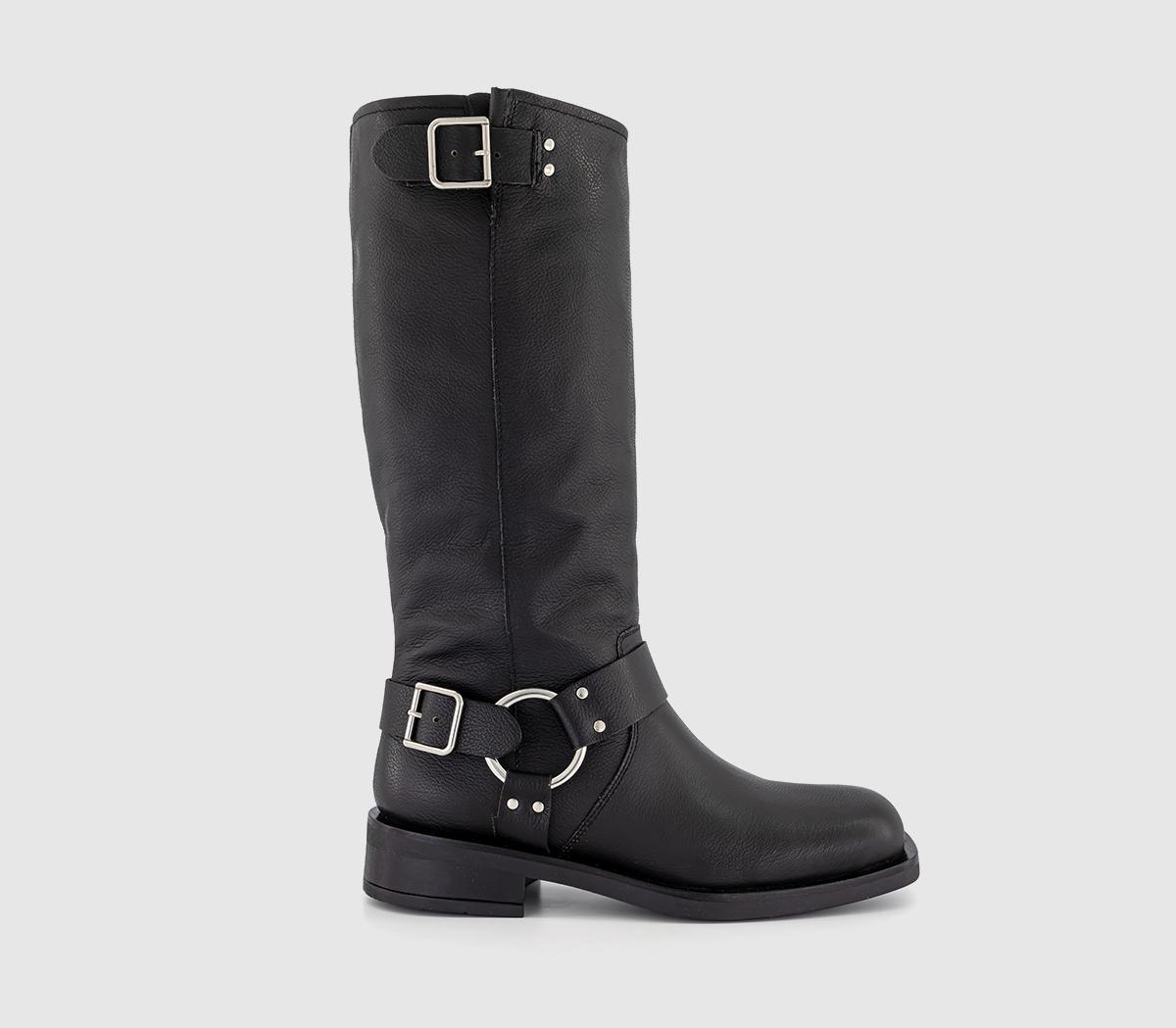 Harness hot sale biker boots