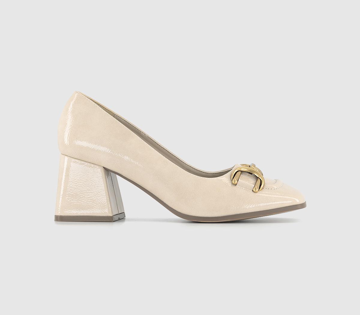 OFFICEMercer Square Toe Trim Court HeelsOff White
