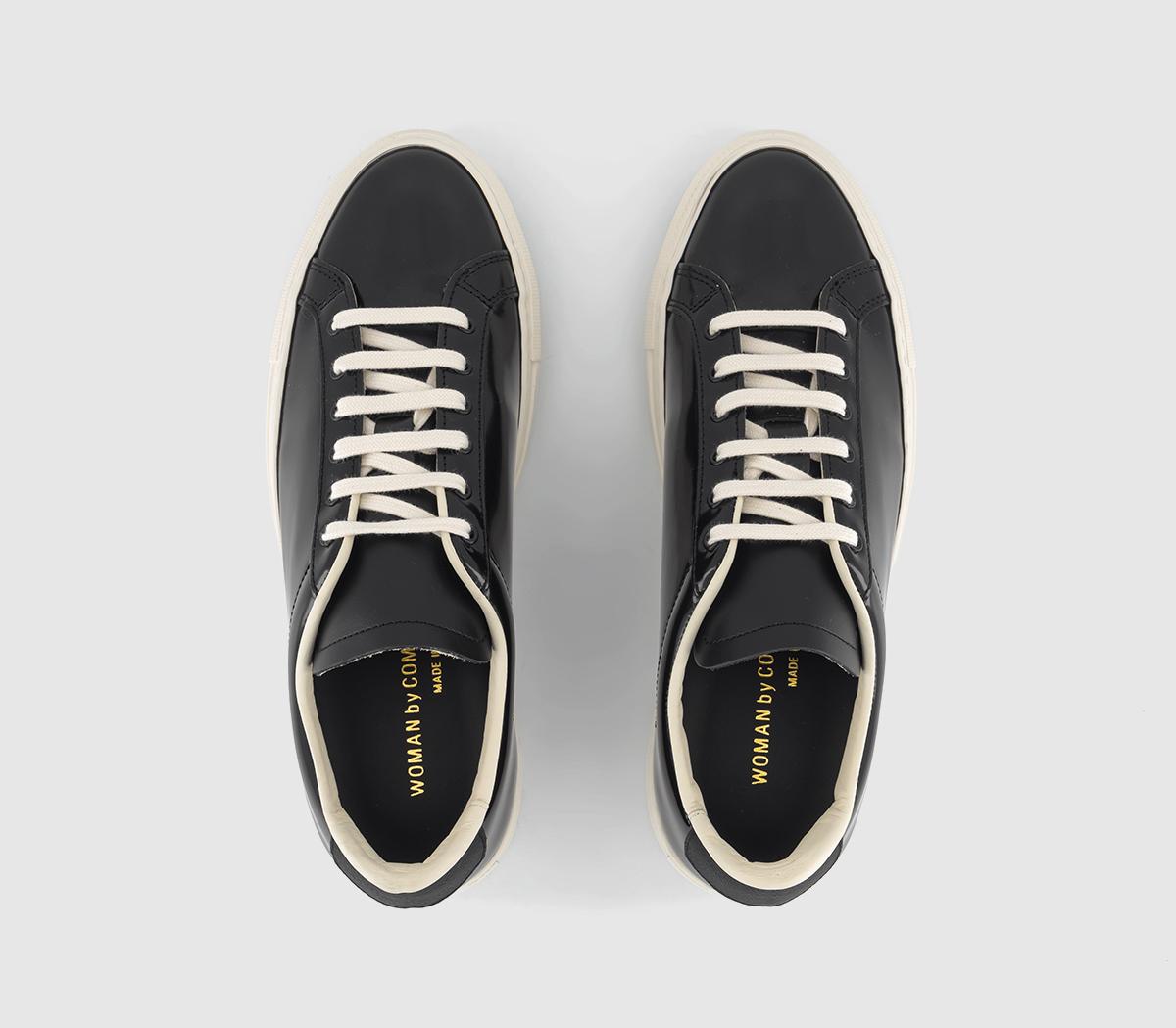 Common Projects Retro Gloss Trainers Black - Women's Trainers