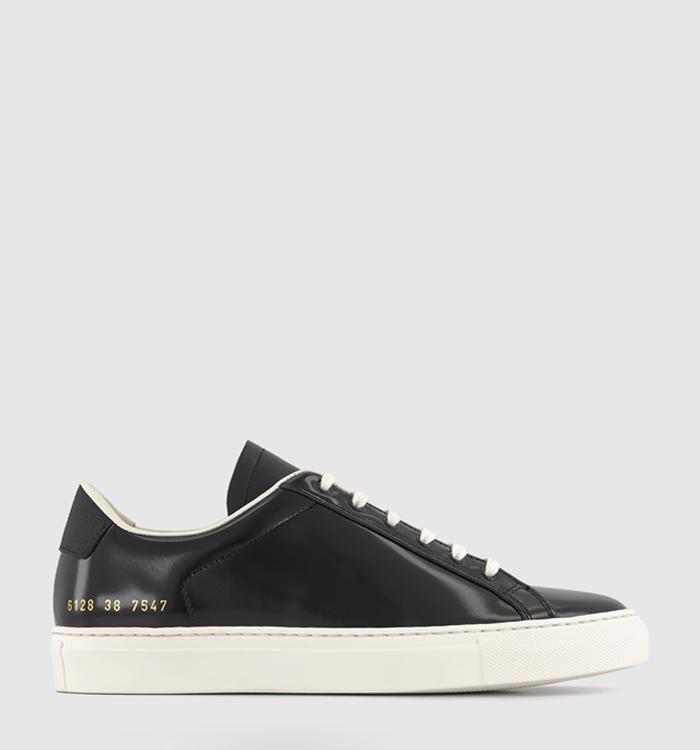 Common Projects Retro Gloss Trainers Black