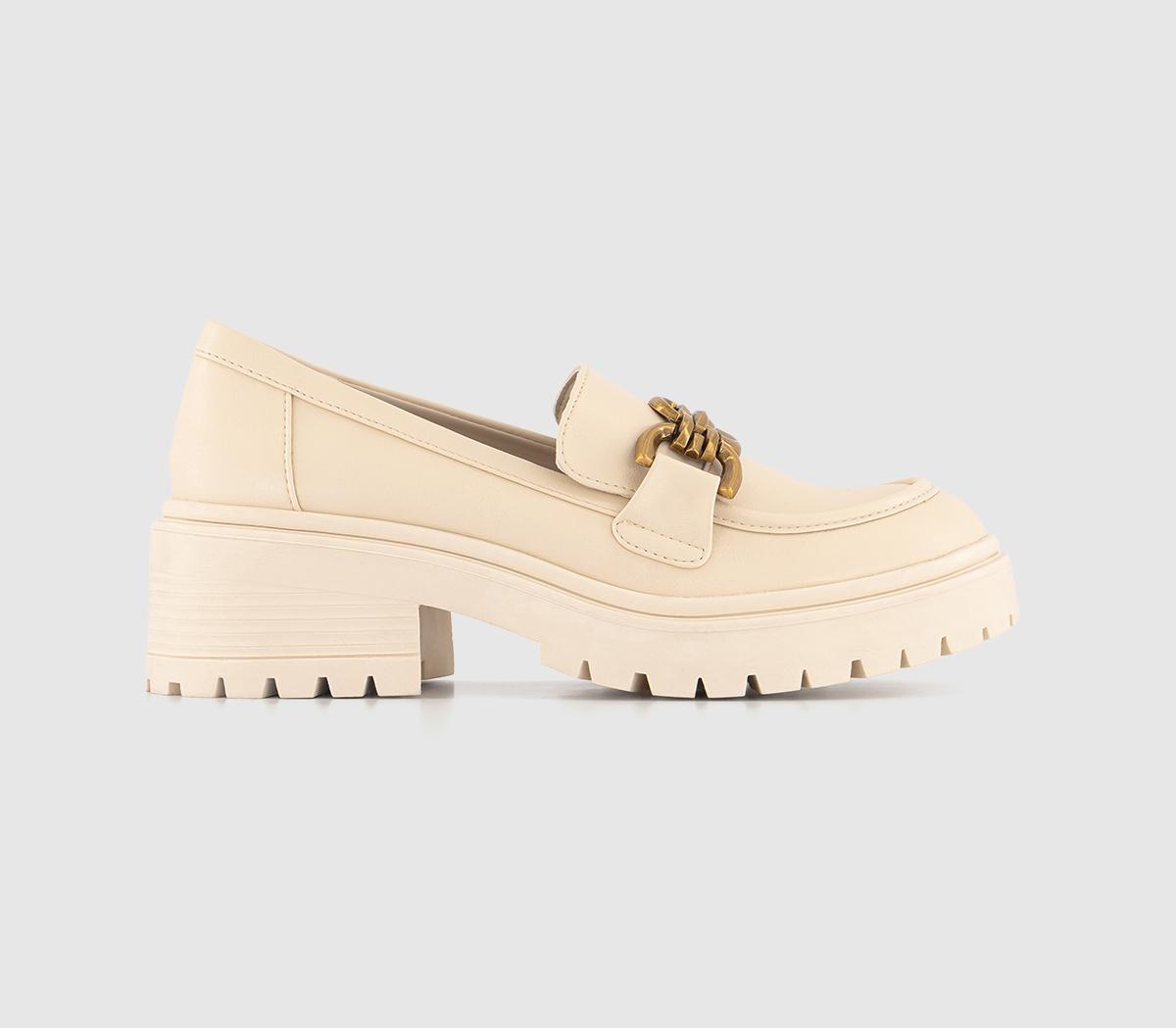 OFFICEFinding Metal Trim Chunky LoafersOff White