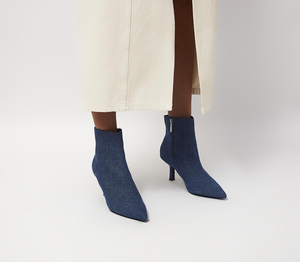 OFFICEAlara Point Stiletto BootsDenim