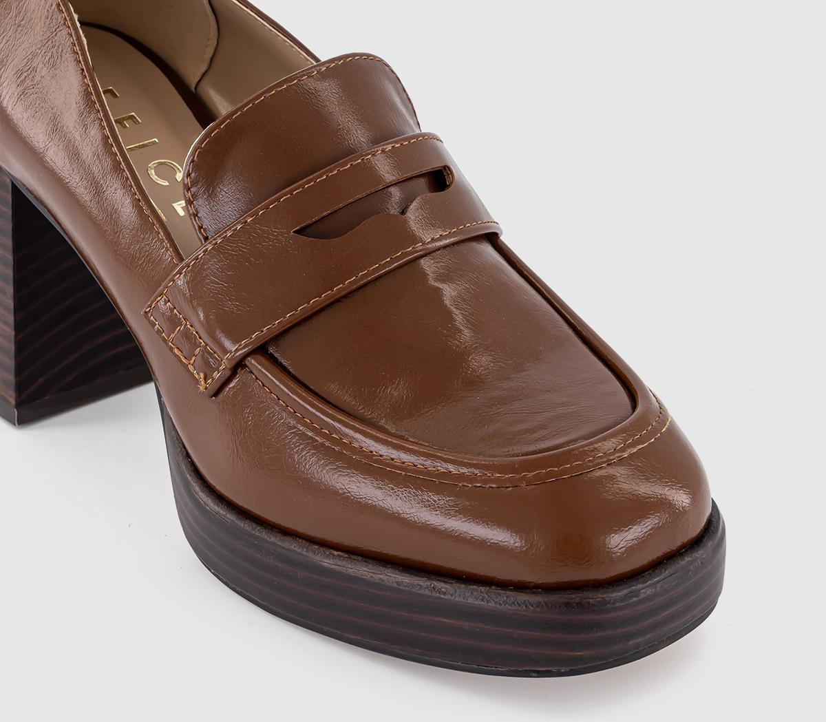 OFFICEHennie Heeled LoafersBrown