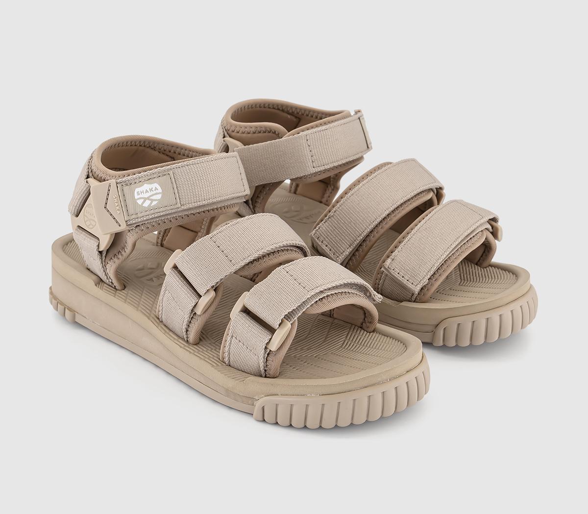 Shaka Neo Bungy Sandals Taupe Natural, 7