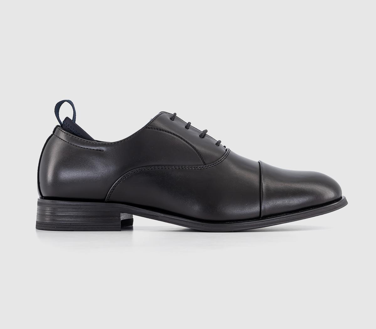 Mason Neoprene Detail Comfort Oxford Shoes Black