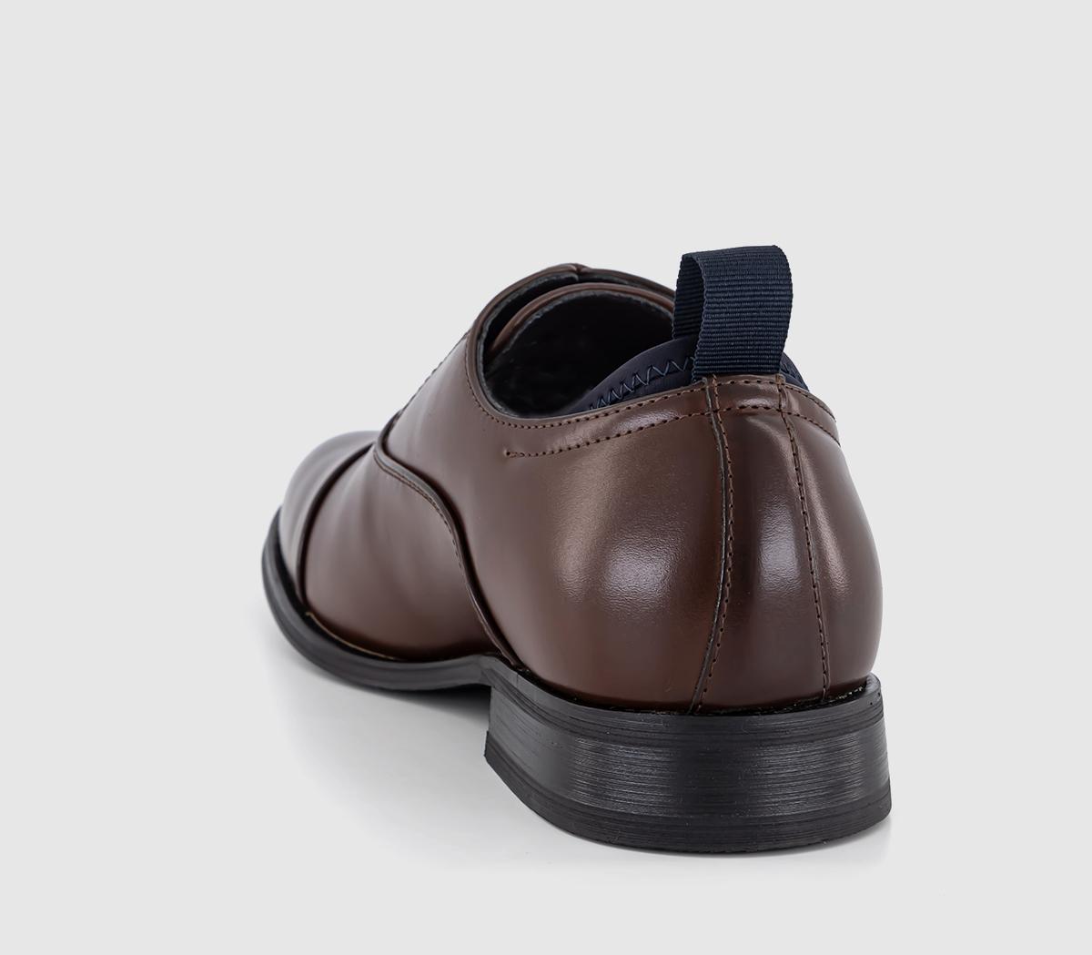 OFFICEMason Neoprene Detail Comfort Oxford ShoesChocolate