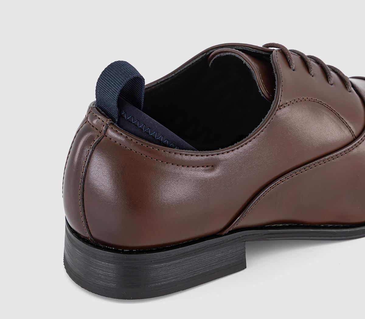 OFFICEMason Neoprene Detail Comfort Oxford ShoesChocolate