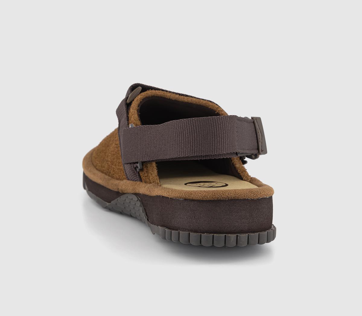SHAKA Snug Hairy Suede Clogs SHAKA Snug Hairy Suede Clogs Brown