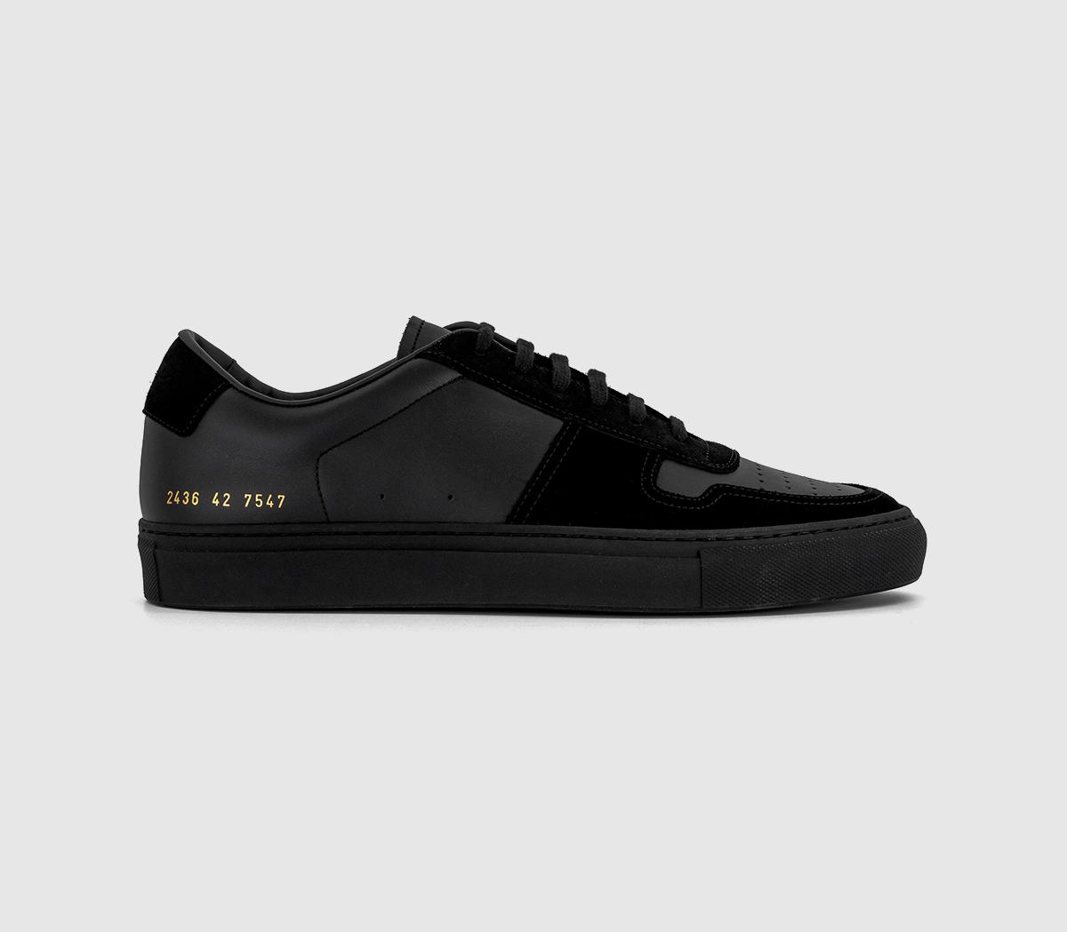 Common Projects Mens Bball Duo Trainers Black, 10