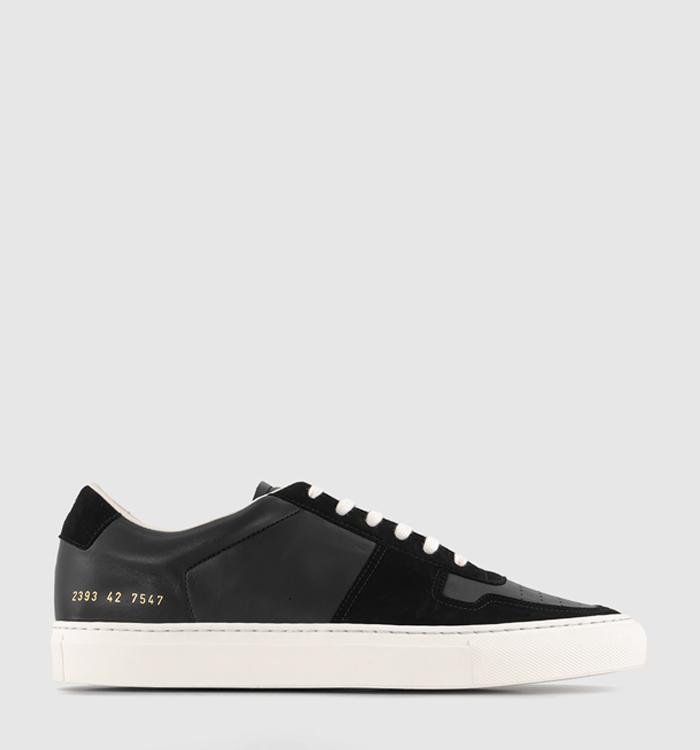 Common Projects Bball Duo Trainers Black Leather