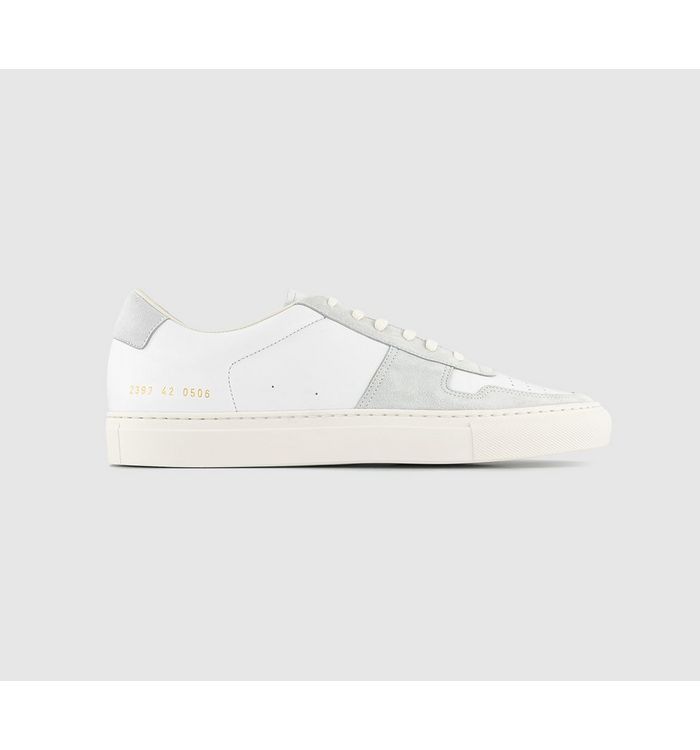 Common Projects Bball Duo Trainers White Leather Nubuck