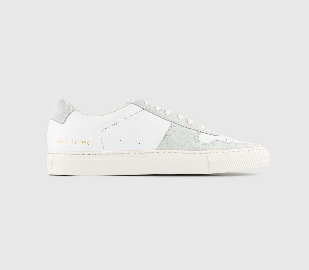 Common Projects Bball Duo Trainers White Leather Nubuck - Men's Trainers
