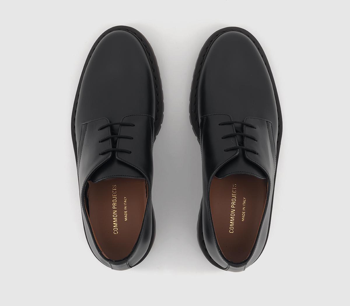 Common ProjectsOfficers DerbyBlack Leather