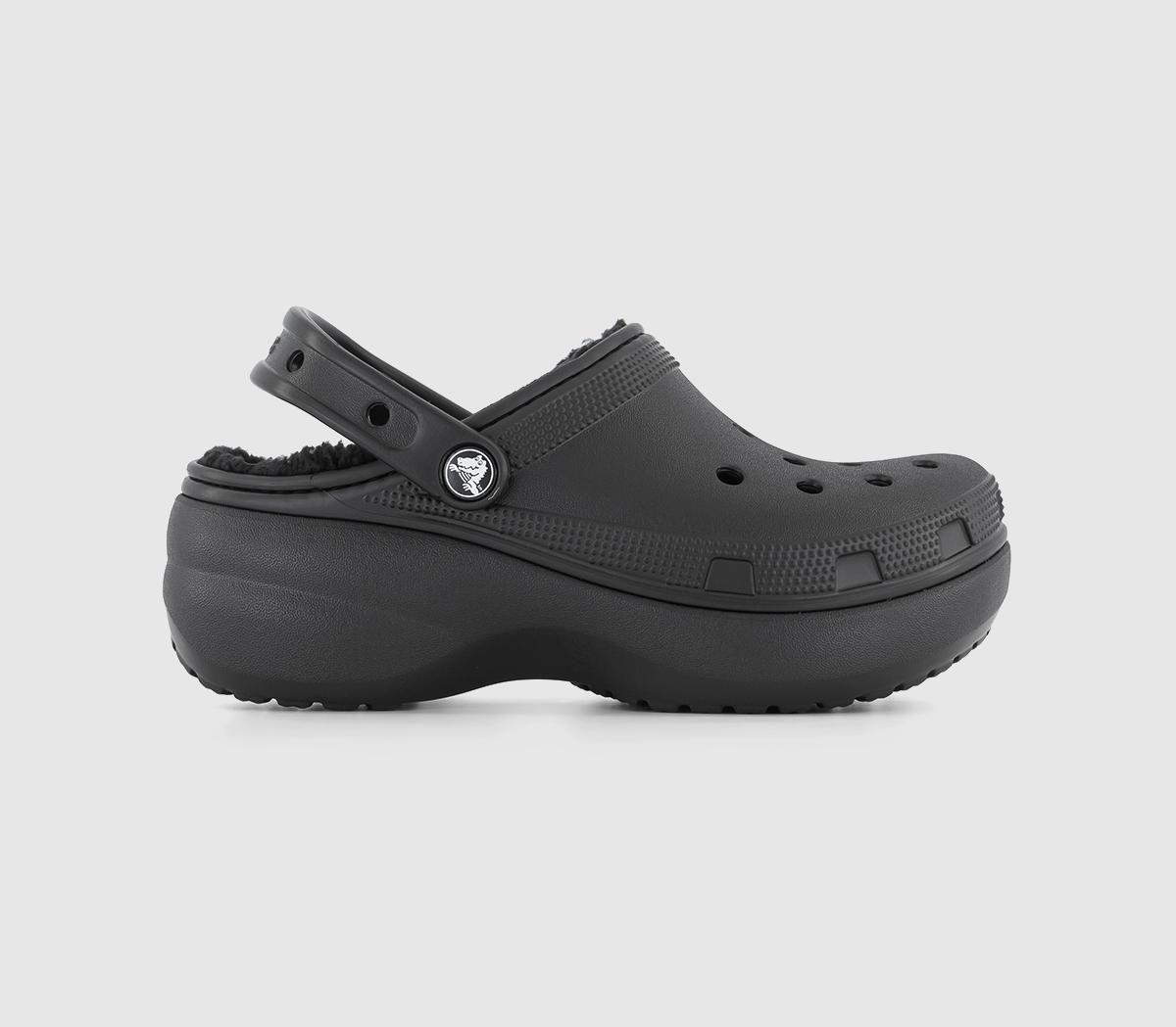 Crocs lined hot sale clogs