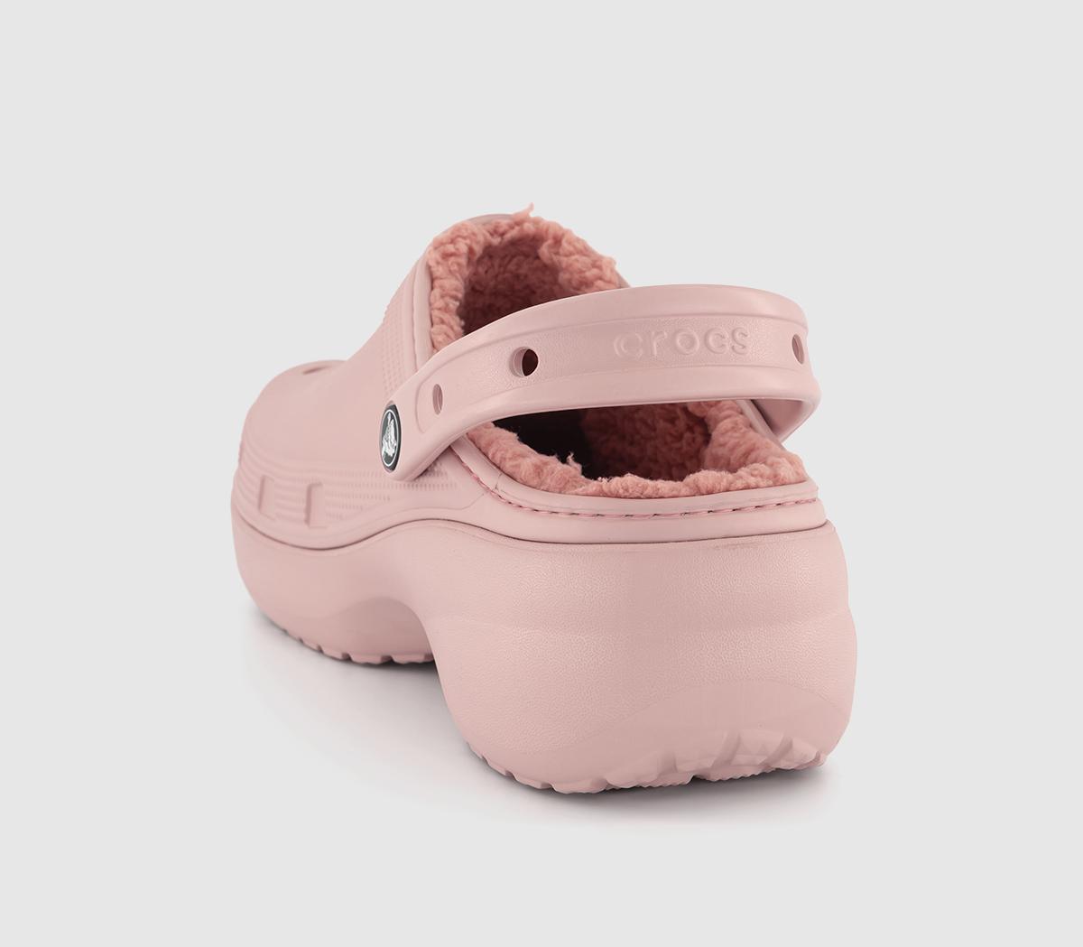 CrocsClassic Platform Lined ClogsPink Clay
