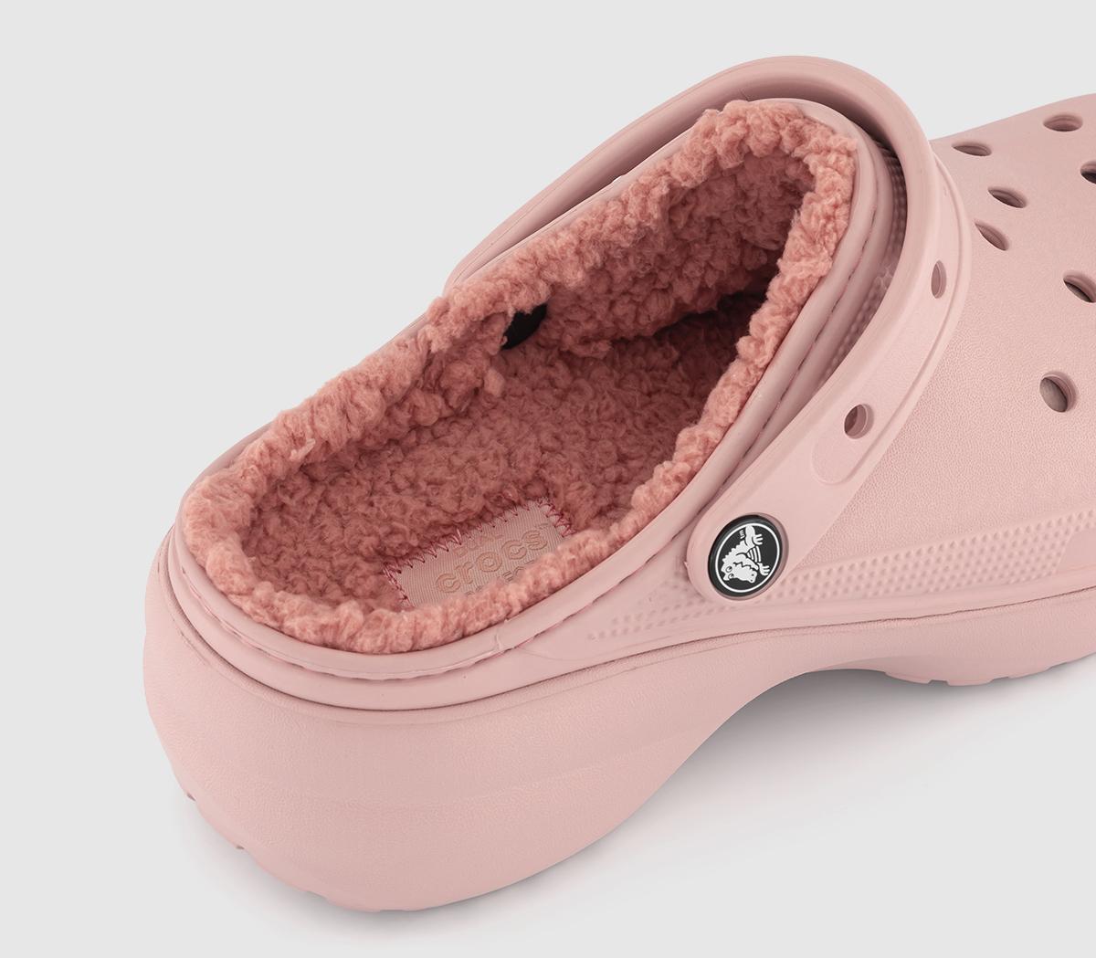 CrocsClassic Platform Lined ClogsPink Clay