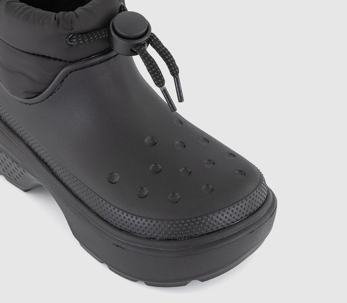 Crocs Stomp Puff Boots Crocs Stomp Puff Boots Black