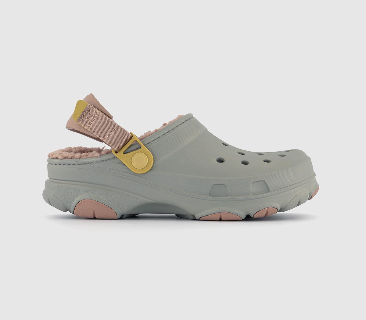 Crocs All Terrain Lined Clogs Elephant Cork Classic Lined Crocs