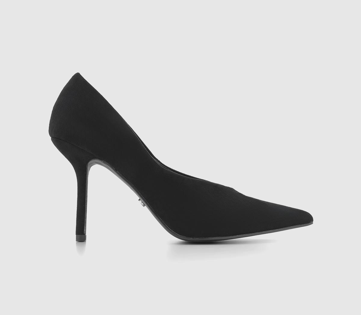 Office black cheap court shoes