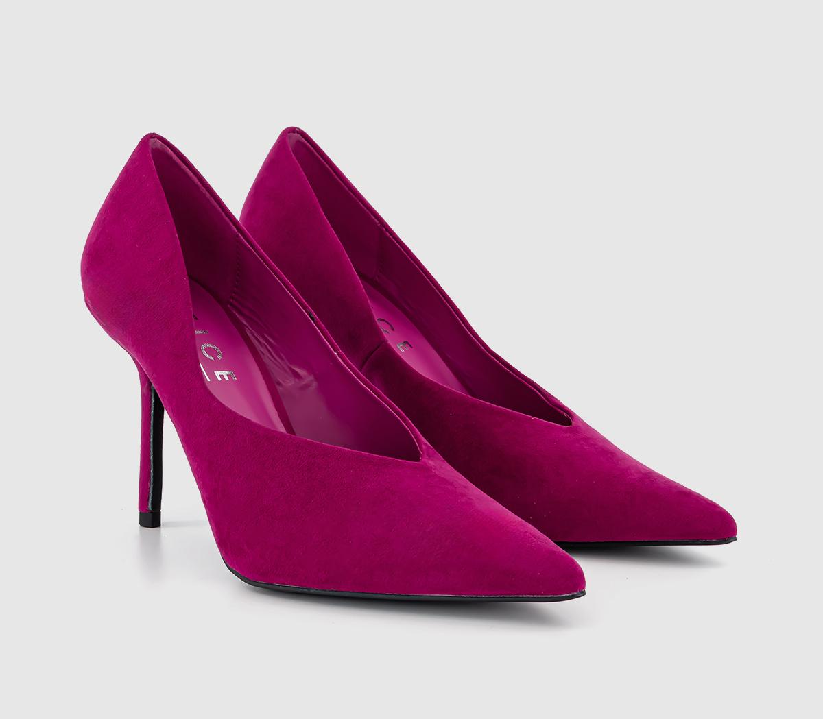 OFFICEMarzia High Vamp Court HeelsDark Pink