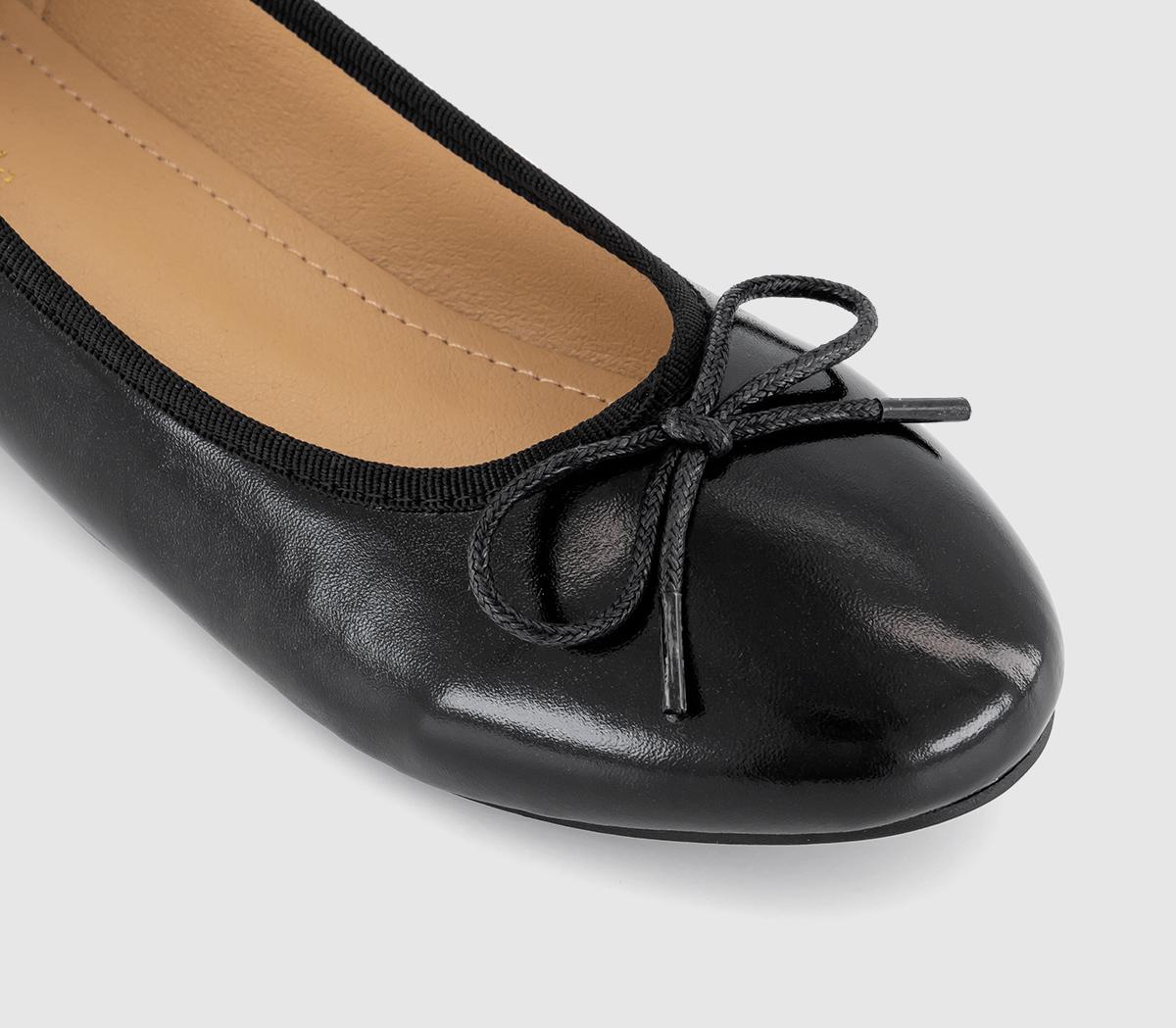 French SoleAmelie Ballet ShoesBlack Leather