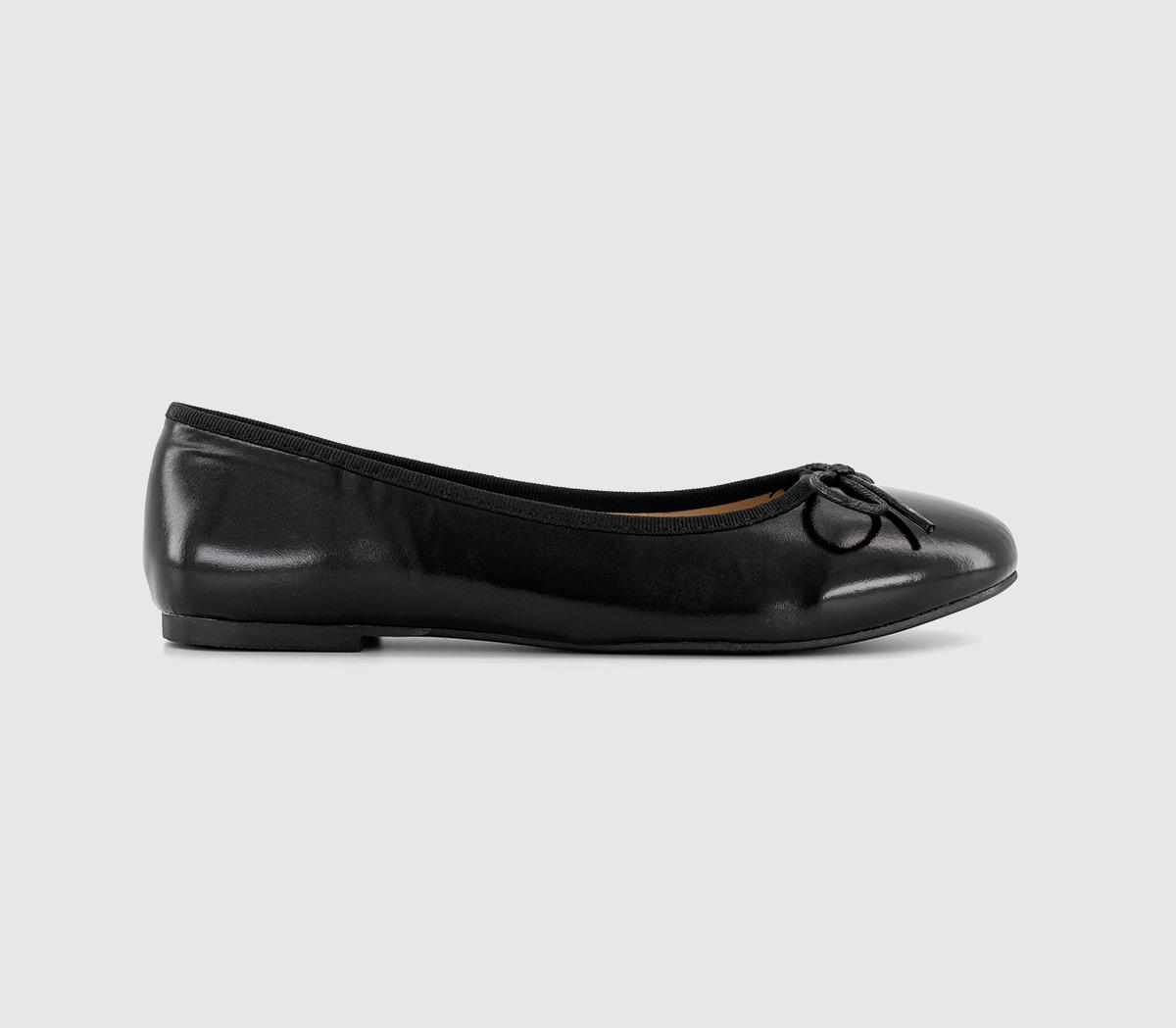 French SoleAmelie Ballet ShoesBlack Leather