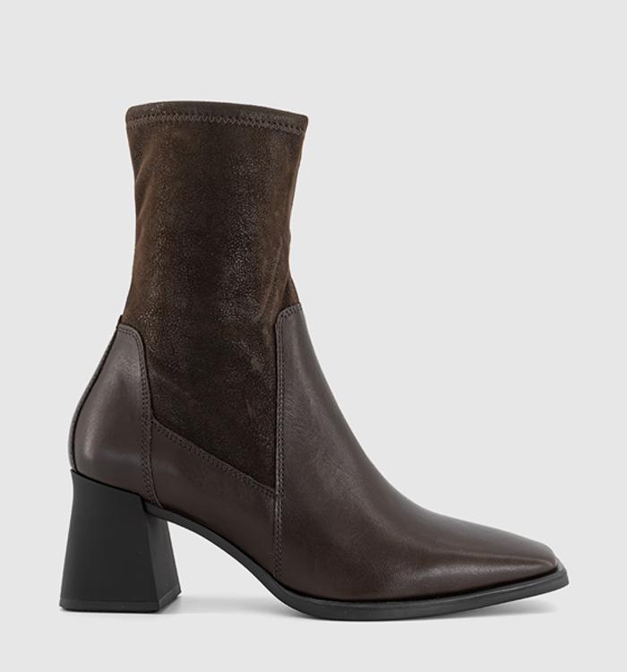 Vagabond Shoemakers Hedda Ankle Stretch Boots Brown