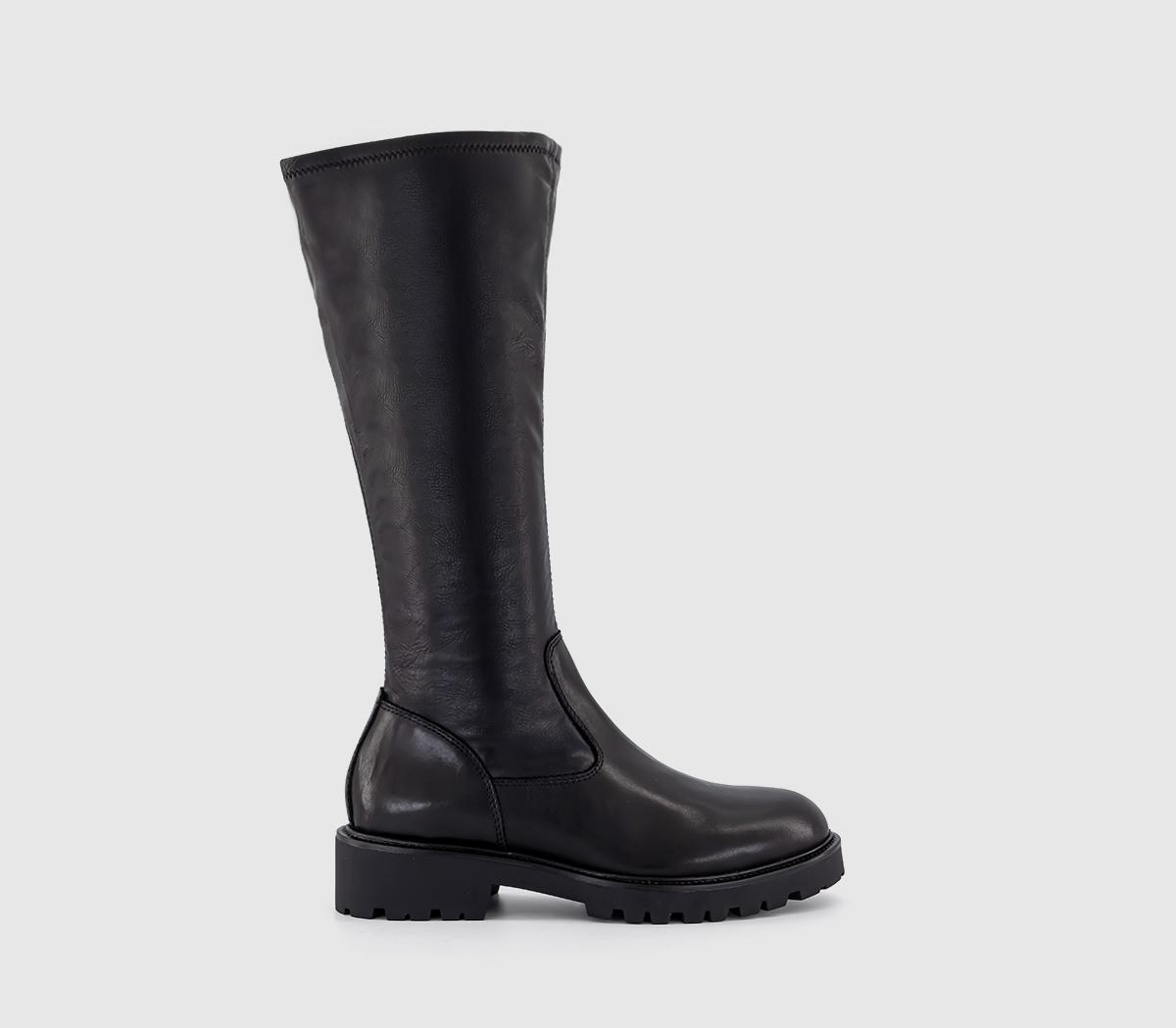 Vagabond mya black on sale stretch sock boots