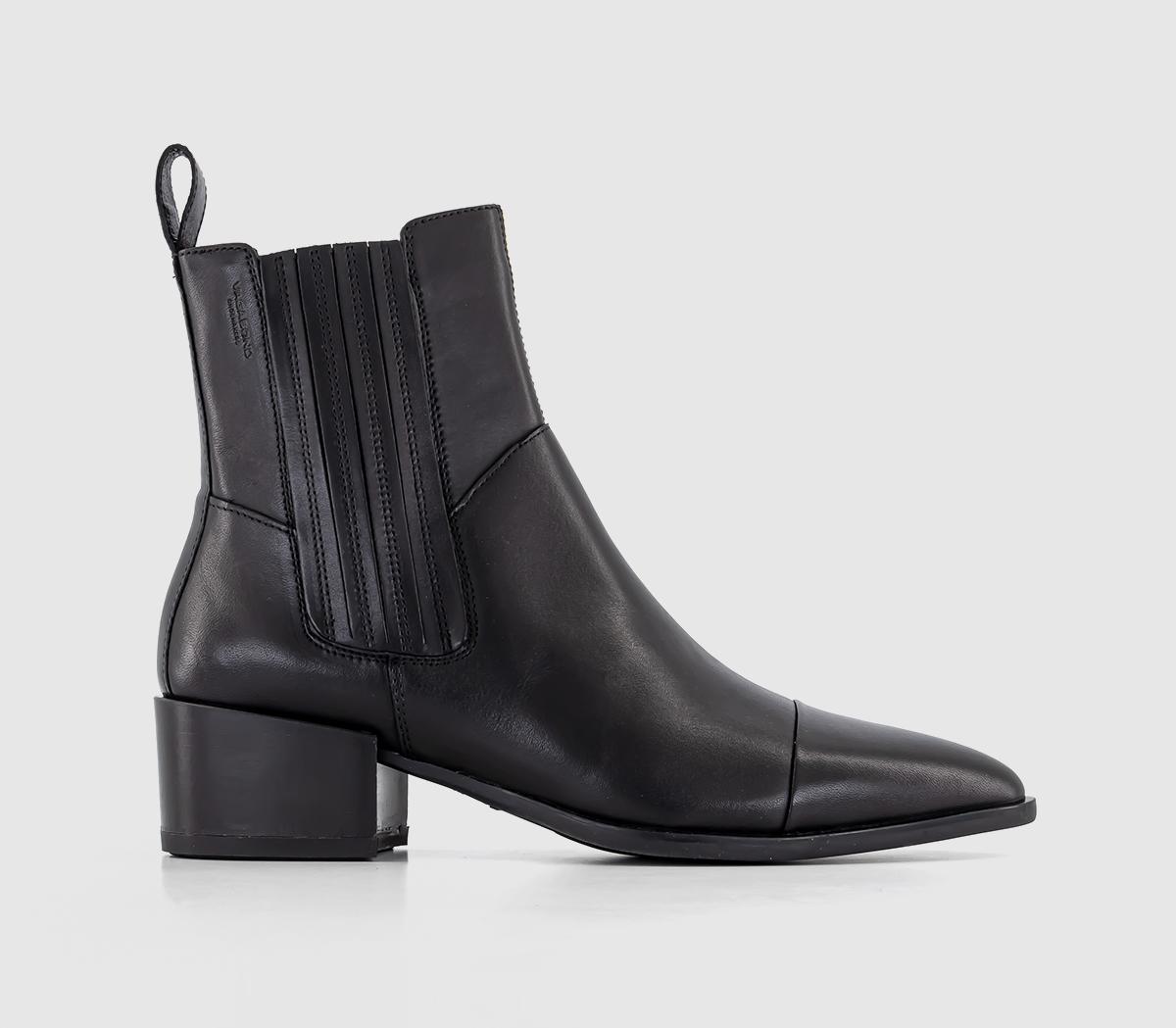 Vagabond Shoemakers Marja Pointed Toe Chelsea Boots Black - Women's ...