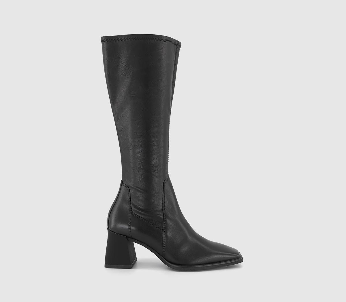 Hedda Tall Stretch Boots Black