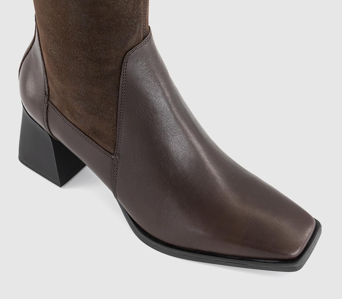 Vagabond ShoemakersHedda Tall Stretch BootsChocolate Leather