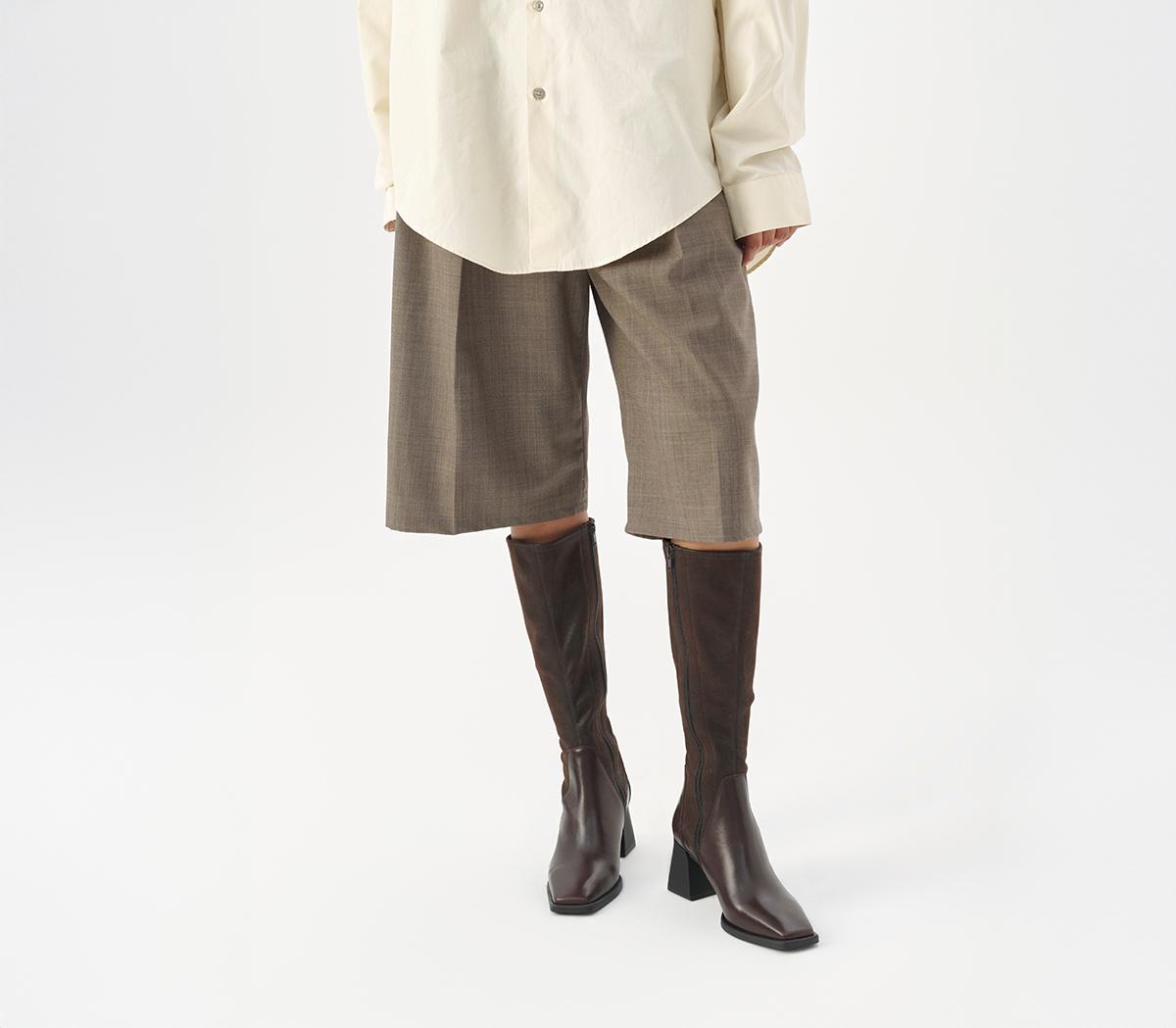 Vagabond ShoemakersHedda Tall Stretch BootsChocolate Leather