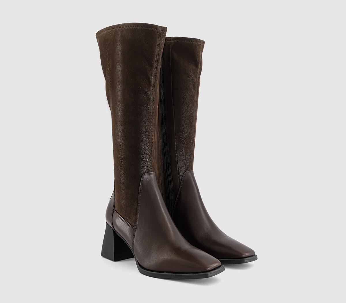 Vagabond ShoemakersHedda Tall Stretch BootsChocolate Leather