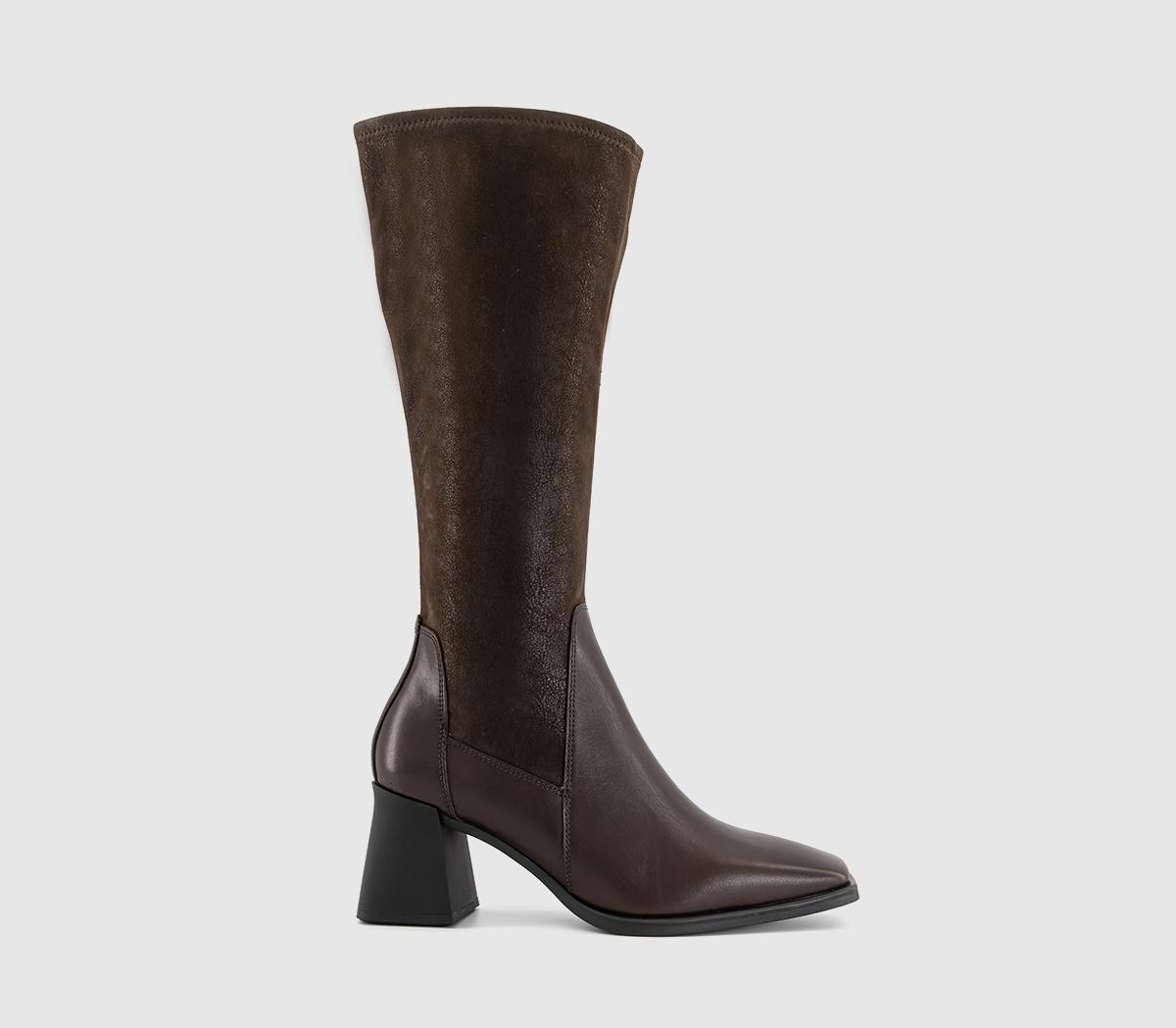Vagabond ShoemakersHedda Tall Stretch BootsChocolate Leather