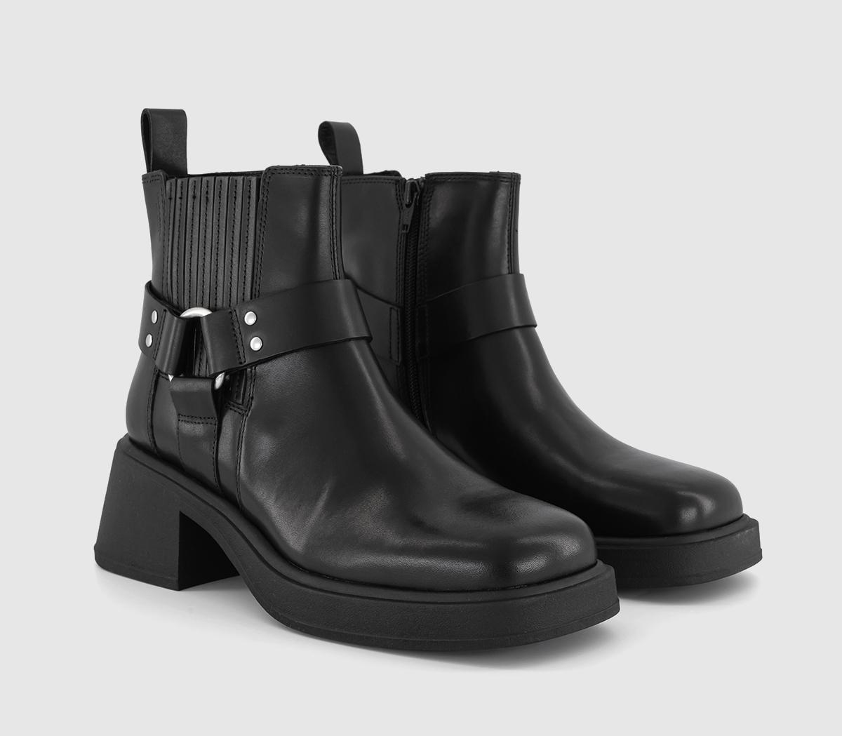 Vagabond Shoemakers Dorah Hardware Chelsea Boots Black - Women's Ankle ...