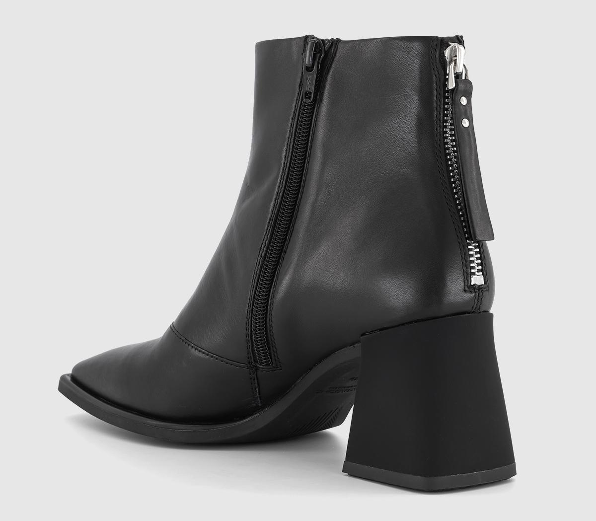 Vagabond Shoemakers Hedda Zip Ankle Boots Black - Women's Ankle Boots