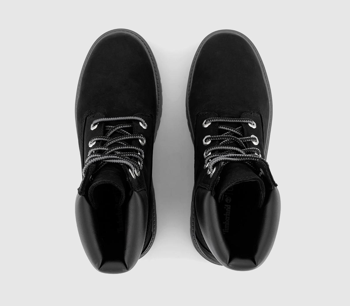 TimberlandStone Street 6 Inch Platform BootsBlack Nubuck