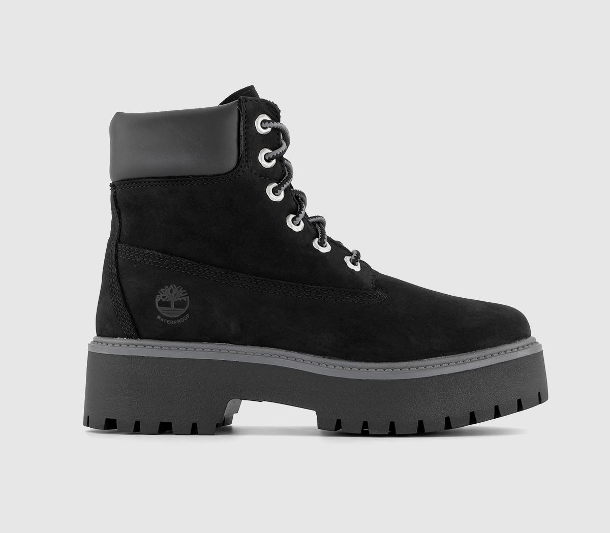 Black timberlands on sale size 6