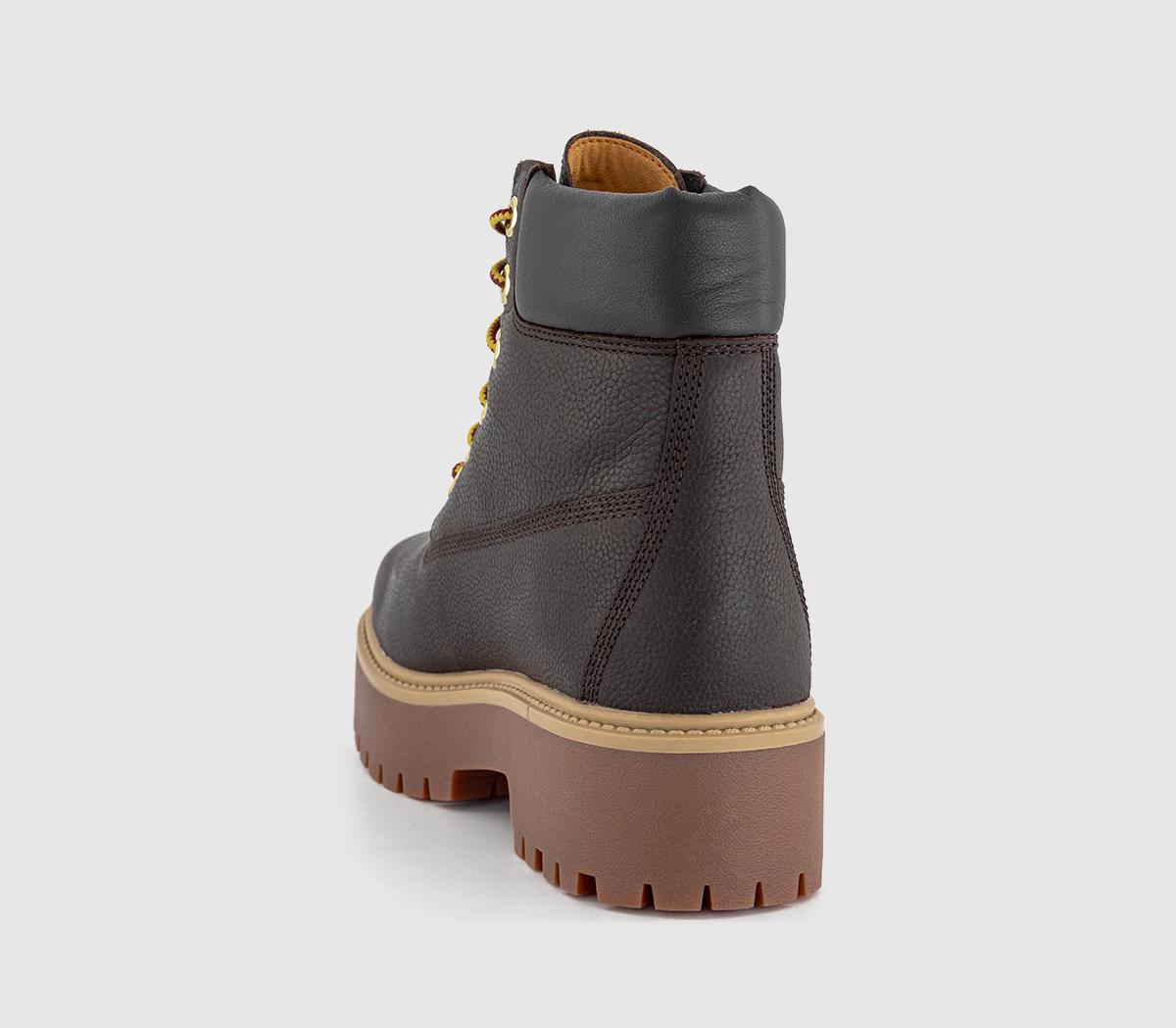 TimberlandStone Street 6 Inch Boots TimberlandStone Street 6 Inch BootsDark Brown Full Grain